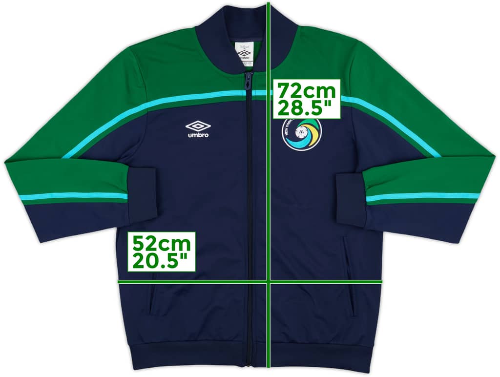 2011-12 New York Cosmos Umbro Track Jacket - 8/10 - (L)