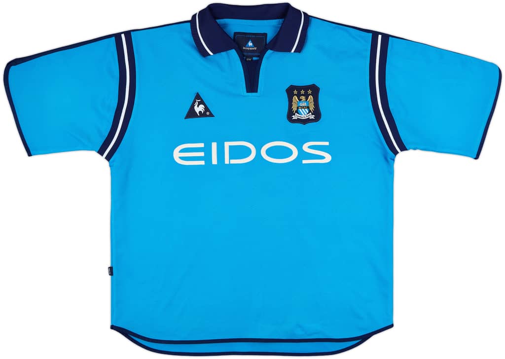 2001-02 Manchester City Home Shirt - 9/10 - (L)