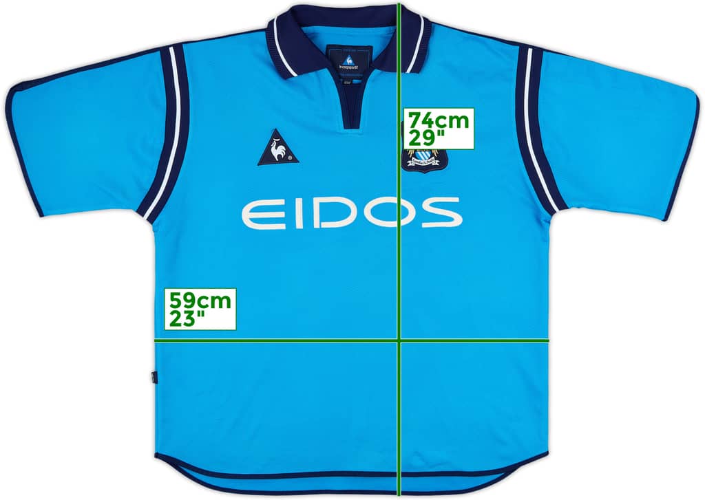 2001-02 Manchester City Home Shirt - 9/10 - (L)