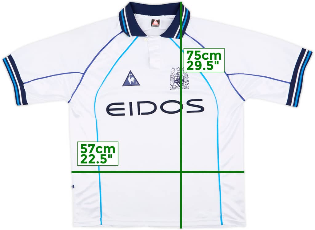 1999-00 Manchester City Away Shirt - 9/10 - (XL)