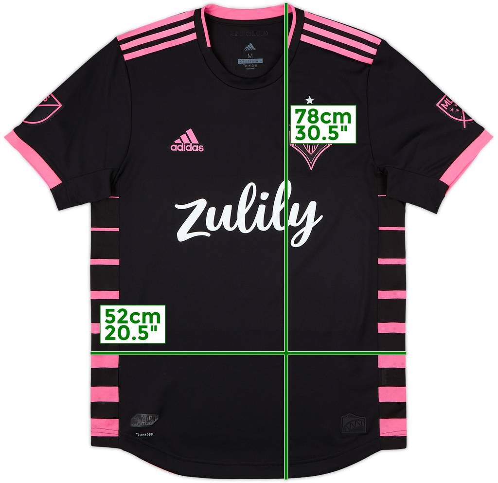 2019-20 Seattle Sounders Authentic Away Shirt - 10/10 - (M)