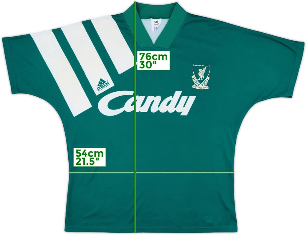 1991-92 Liverpool Away Shirt - 8/10 - (M/L)