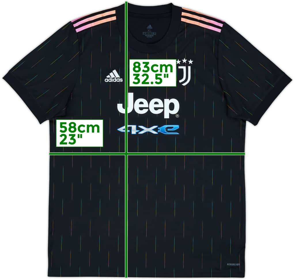 2021-22 Juventus Away Shirt - 9/10 - (XL)