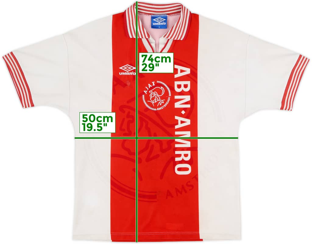 1995-96 Ajax Home Shirt - 5/10 - (M)