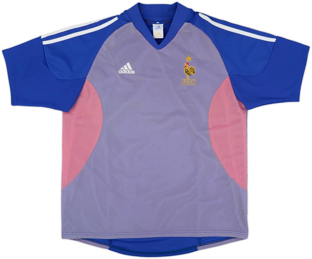 2002-04 France Home Shirt - 4/10 - (L)