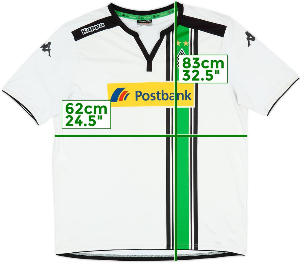 2015-16 Borussia Monchengladbach Home Shirt - 7/10 - (XXL)