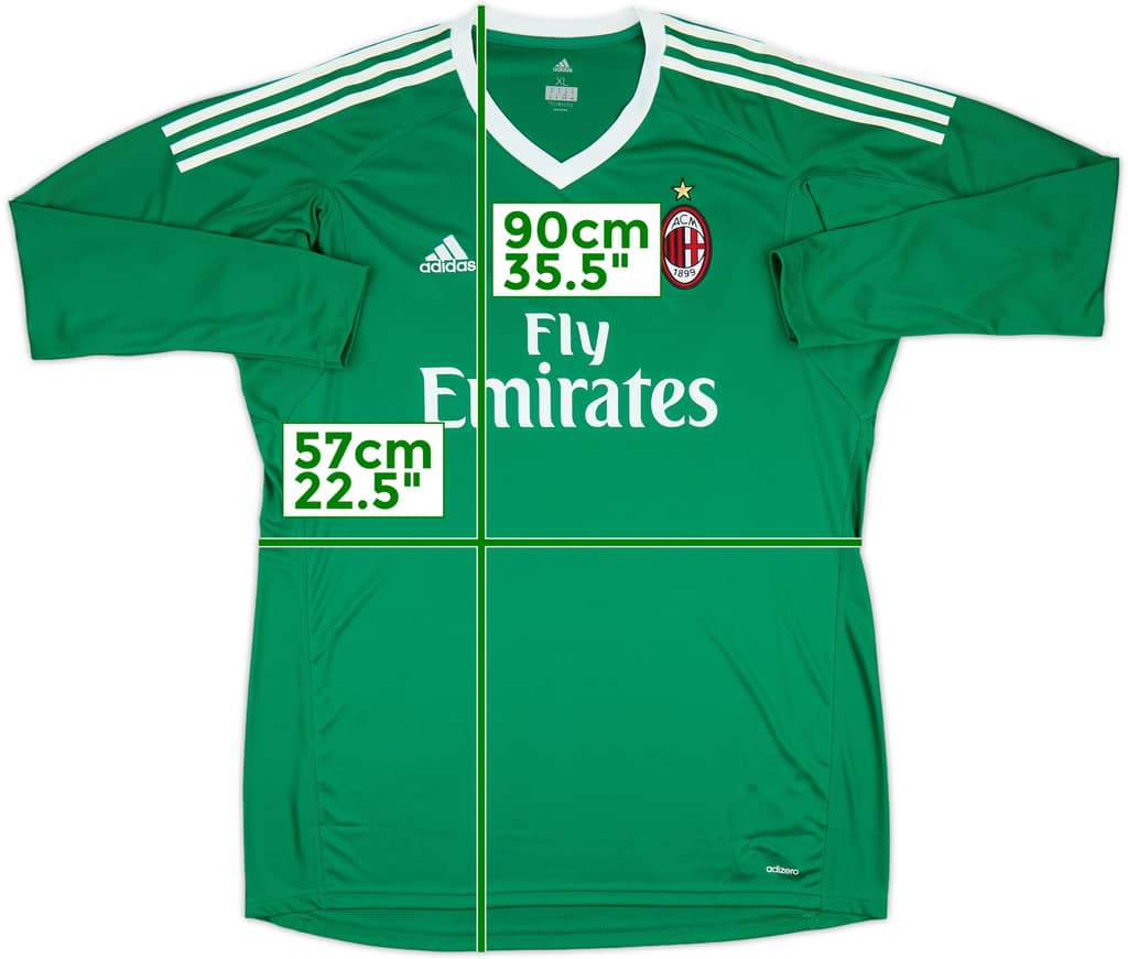 2017-18 AC Milan GK Shirt - 10/10 - (XL)