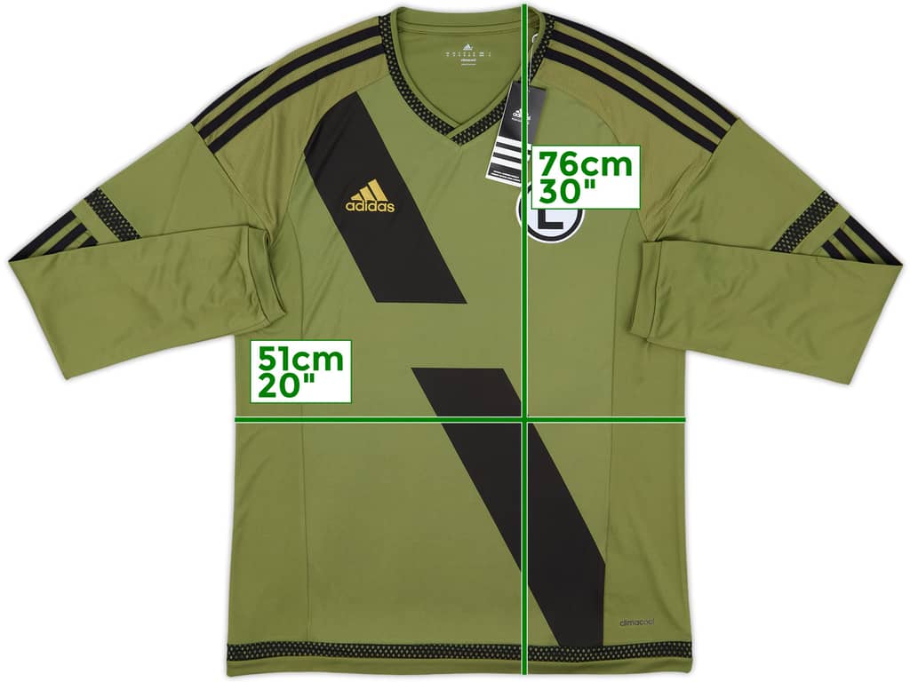 2015-17 Legia Warsaw Away L/S Shirt (M)
