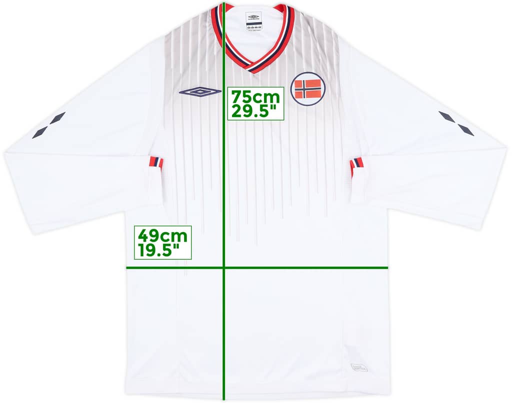 2009-10 Norway Away L/S Shirt - 8/10 - (M)