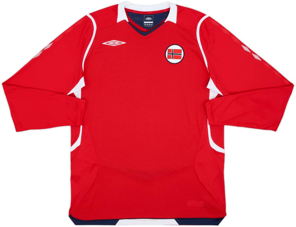 2008-10 Norway Home L/S Shirt - 10/10 - (M)