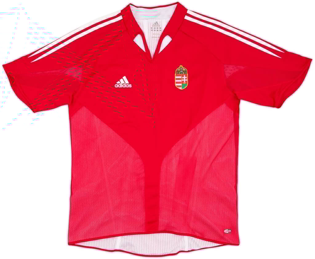 2004-06 Hungary Player Issue Home Shirt - 9/10 - (L)