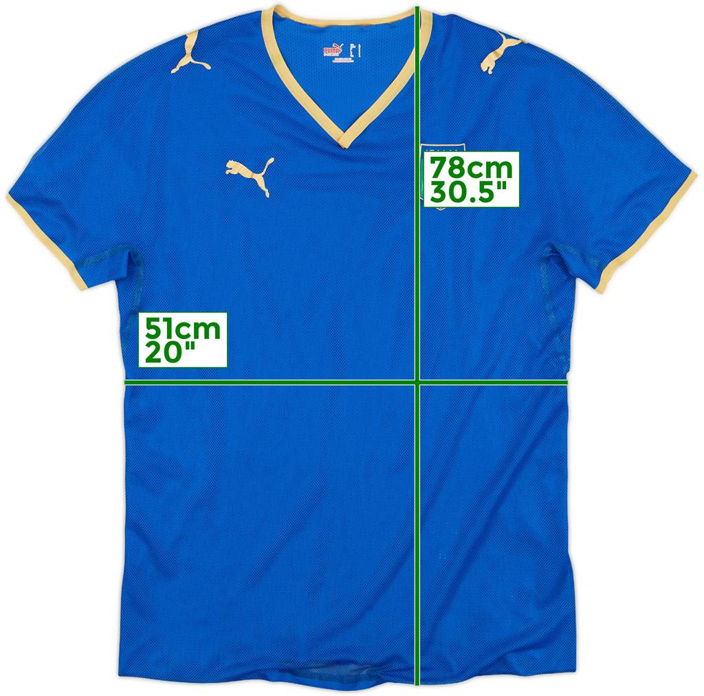 2007-08 Italy Player Issue Home Shirt - 4/10 - (L)