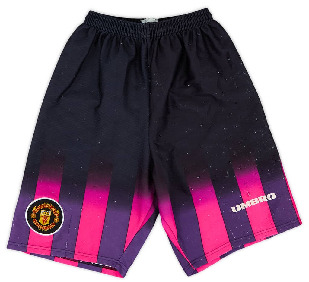 1996-97 Manchester United GK Shorts - 8/10 - (M.Boys)