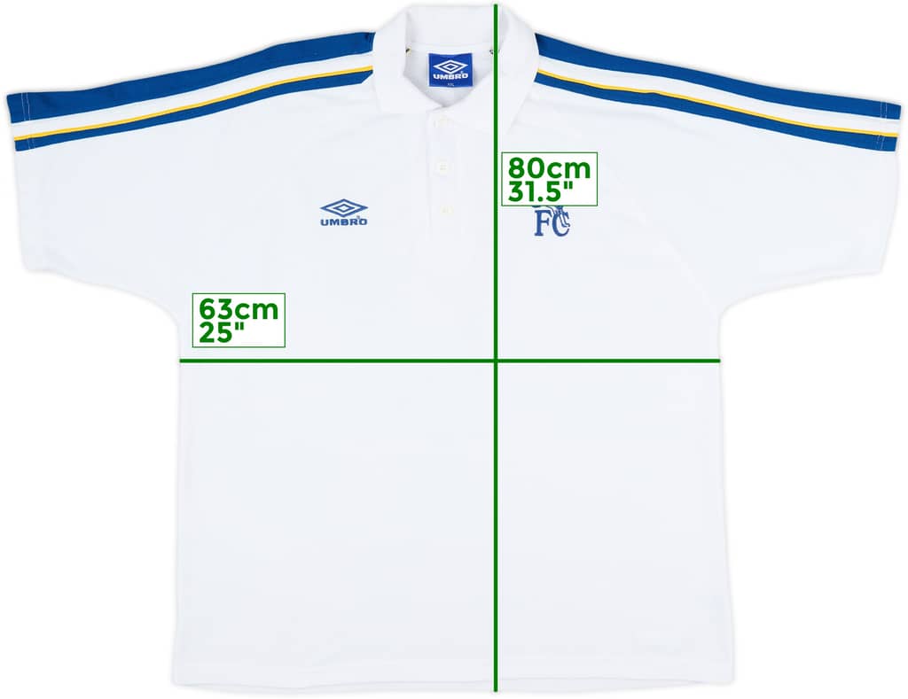 1998-00 Chelsea Umbro Polo Shirt - 9/10 - (XXL)