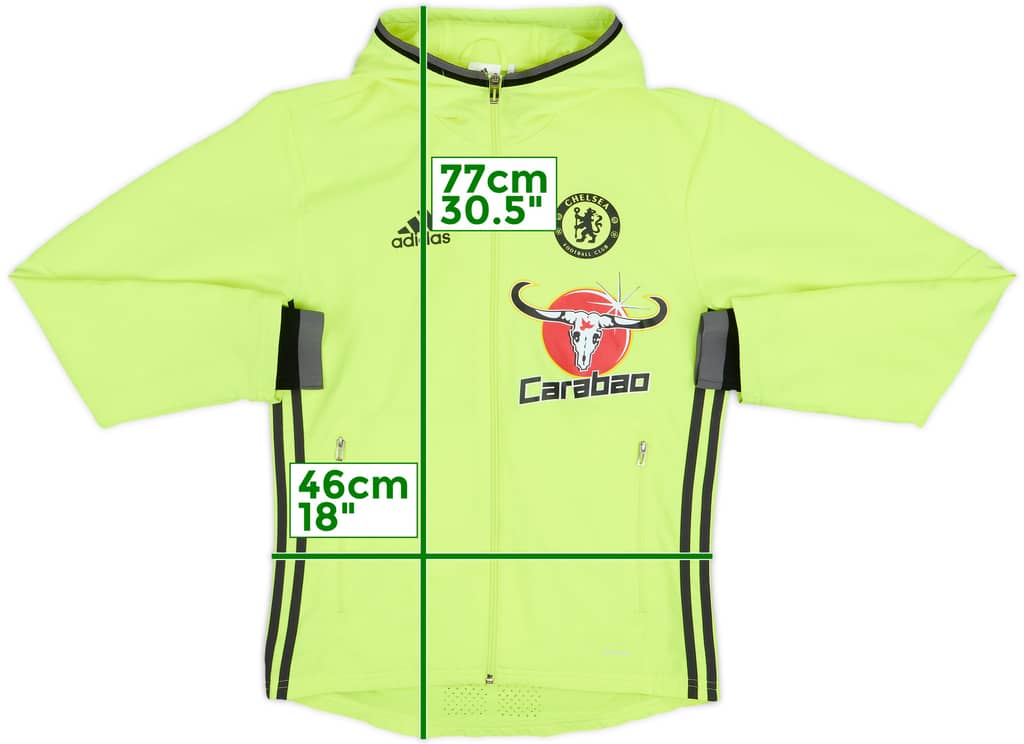 2016-17 Chelsea adidas Hooded Track Jacket - 7/10 - (XS)