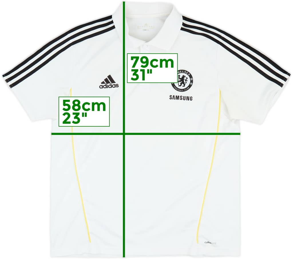 2011-12 Chelsea adidas Polo Shirt - 8/10 - (L)