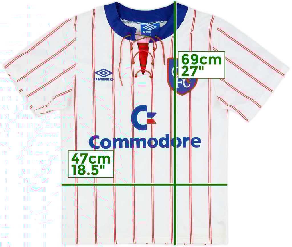 1992-94 Chelsea Away Shirt - 8/10 - (S)