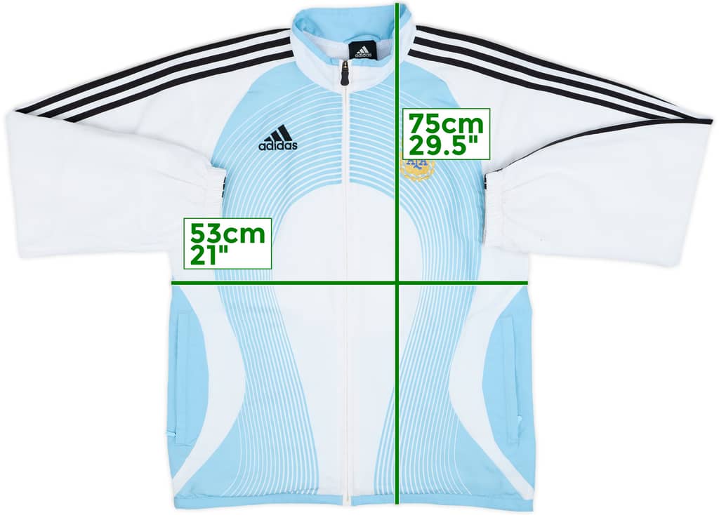 2005-07 Argentina adidas Track Jacket - 7/10 - (S)