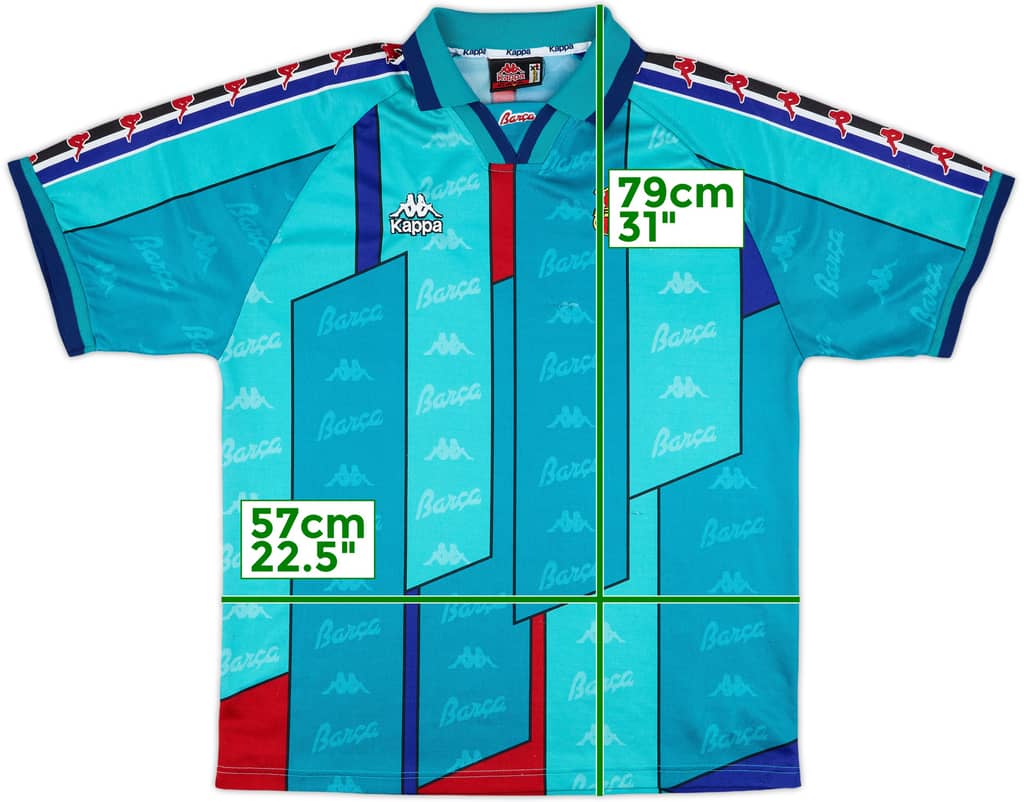 1995-97 Barcelona Away Shirt - 9/10 - (XL)
