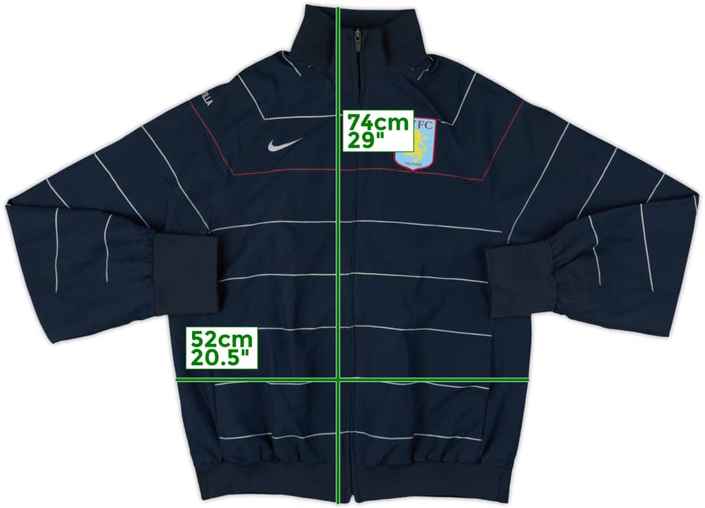2008-09 Aston Villa Nike Track Jacket - 8/10 - (M)