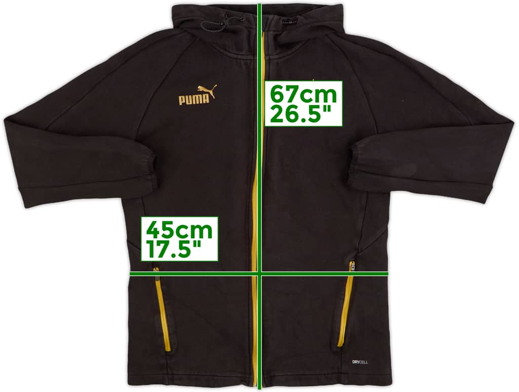 2022-23 Olympique Marseille Puma Hooded Track Jacket - 8/10 - (M)