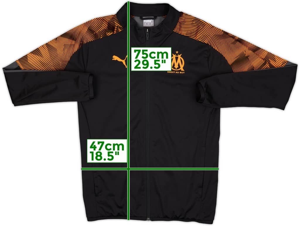 2018-19 Olympique Marseille Puma Track Jacket - 10/10 - (S)