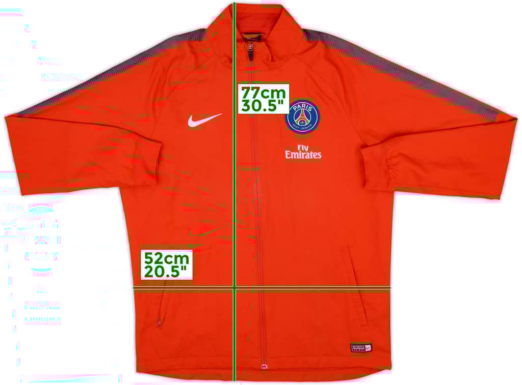 2017-18 Paris Saint-Germain Nike Track Jacket - 8/10 - (L)