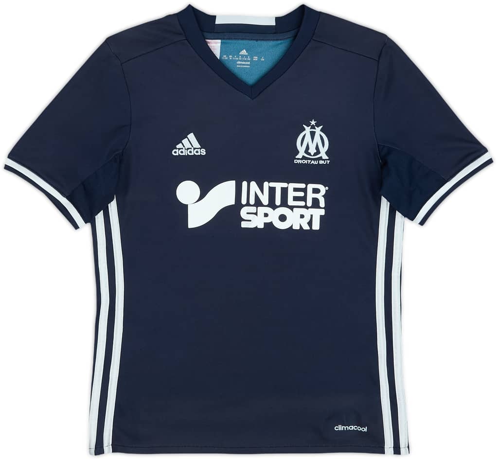 2016-17 Olympique Marseille Away Shirt - 7/10 - (M.Boys)