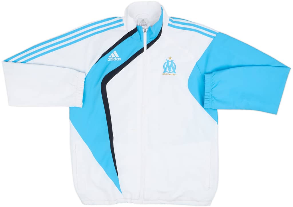 2009-10 Olympique Marseille adidas Track Jacket - 7/10 - (L/XL)