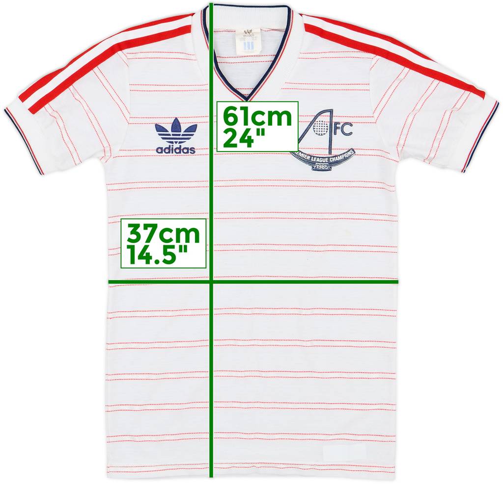 1984-86 Aberdeen Away Shirt - 9/10 - (L.Boys)