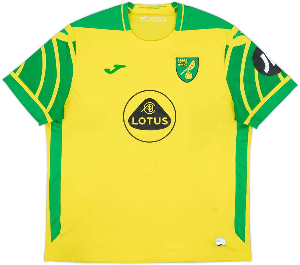 2021-22 Norwich Home Shirt - 7/10 - (XXL)