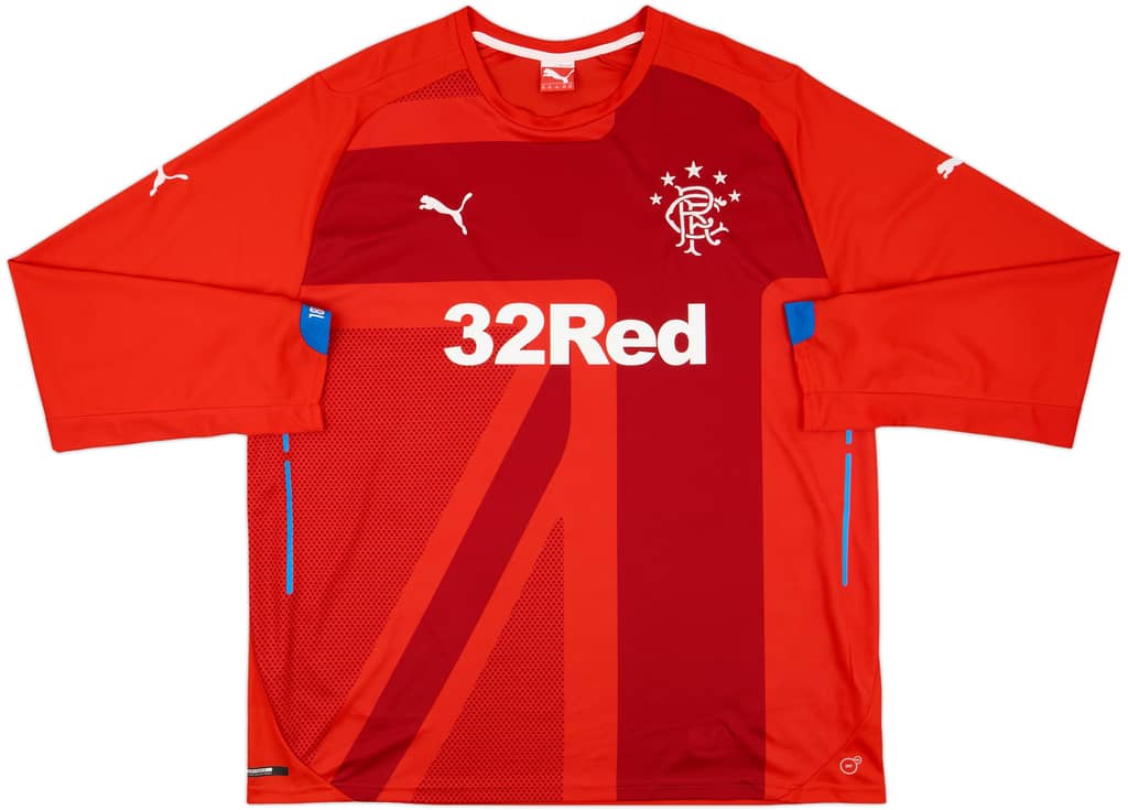2014-15 Rangers Third L/S Shirt - 9/10 - (3XL)