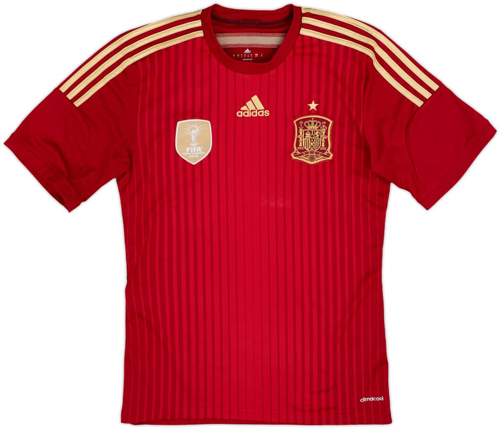 2013-15 Spain Home Shirt - 9/10 - (S)