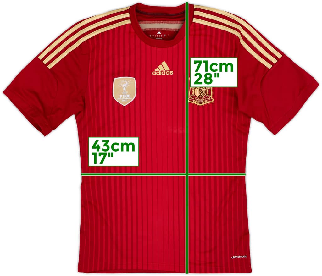 2013-15 Spain Home Shirt - 9/10 - (S)