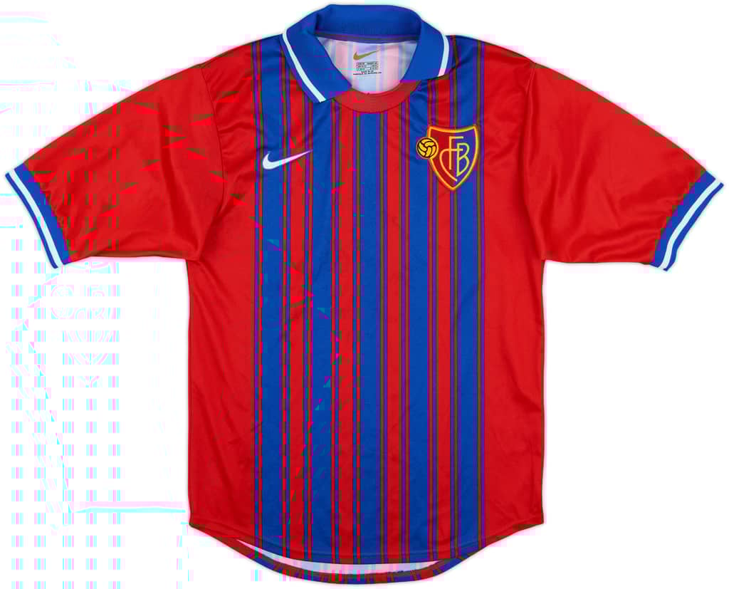 1999-00 FC Basel Home Shirt - 7/10 - (XS)