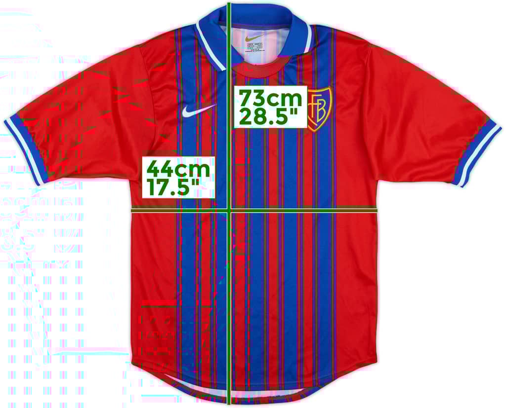 1999-00 FC Basel Home Shirt - 7/10 - (XS)