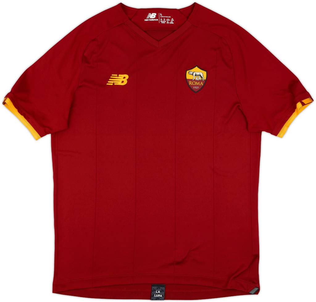 2021-22 Roma Home Shirt - 9/10 - (L)