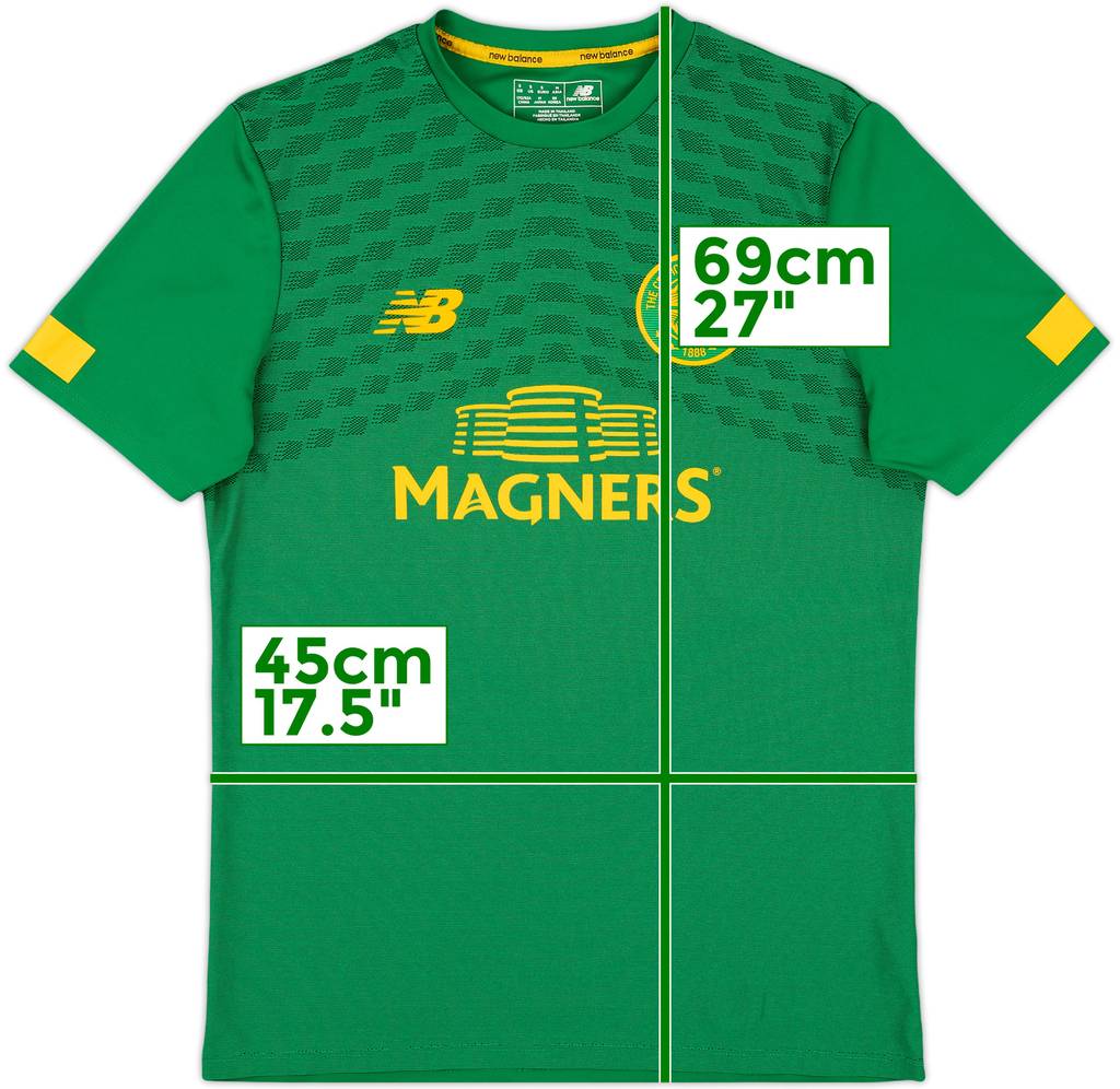 2019-20 Celtic New Balance Training Top - 10/10 - (S)