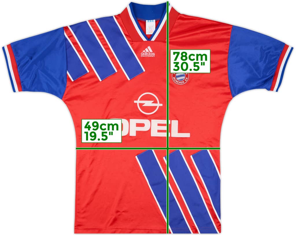 1993-95 Bayern Munich Home Shirt - 7/10 - (M)
