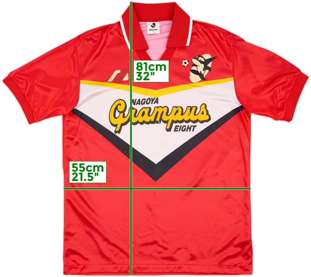 1993 Nagoya Grampus Eight Home Shirt - 5/10 - (L)