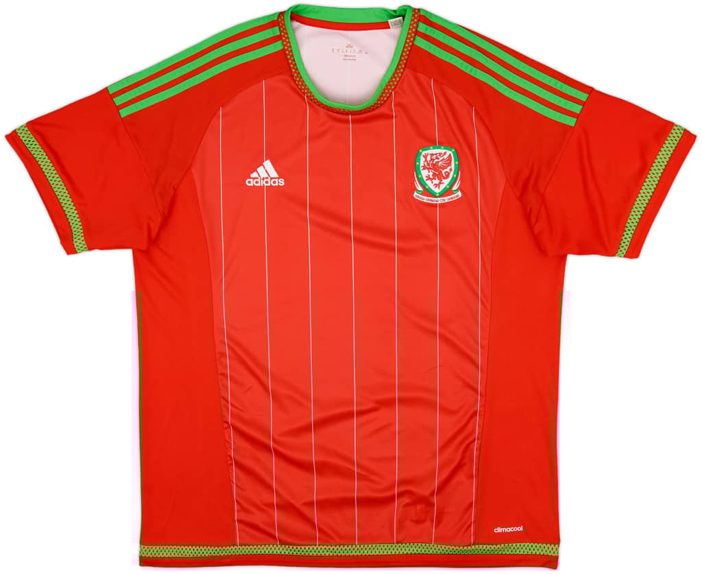 2016-17 Wales Home Shirt - 8/10 - (XL)