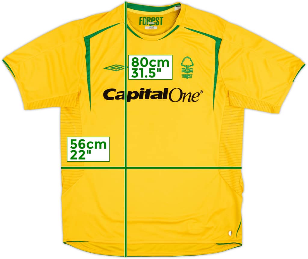 2005-06 Nottingham Forest Away Shirt - 9/10 - (XL)