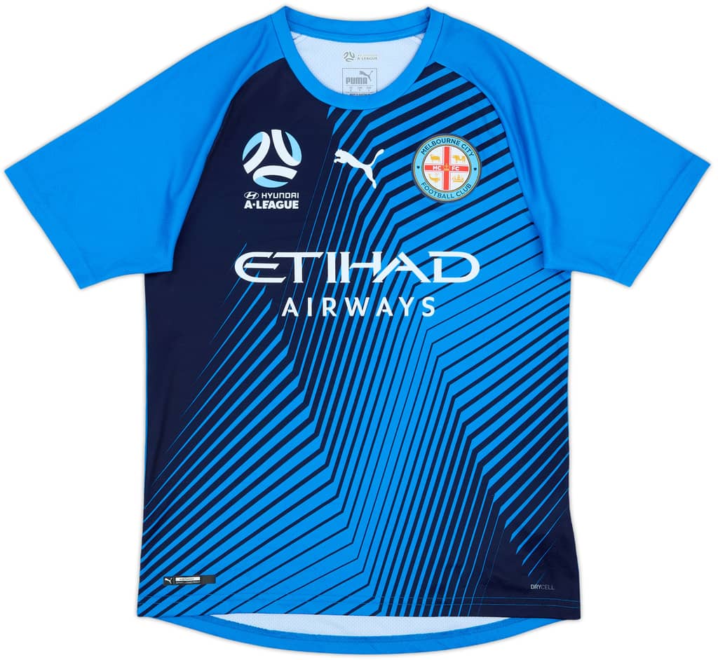 2019-20 Melbourne City Puma Pre-Match Training Shirt - 8/10 - (S)