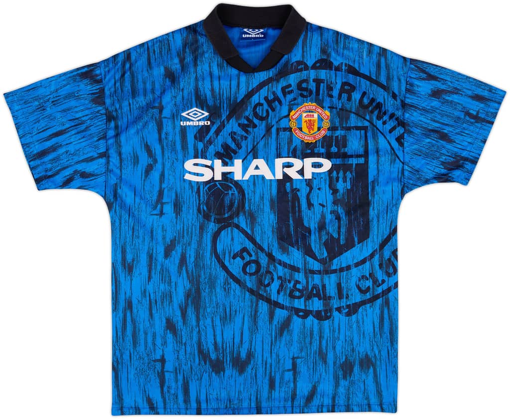 1992-93 Manchester United Away Shirt - 9/10 - (L)