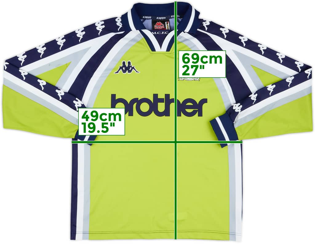 1997-99 Manchester City GK Shirt - 6/10 - (S)