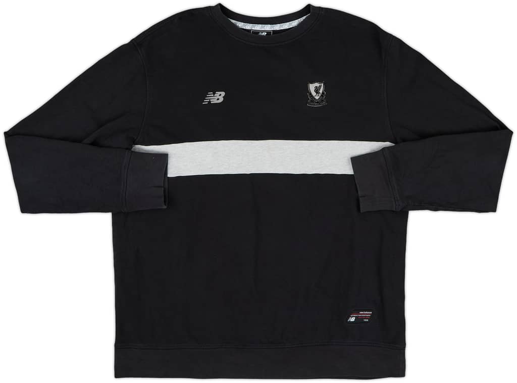 2015-16 Liverpool New Balance Sweat Top - 8/10 - (XL)