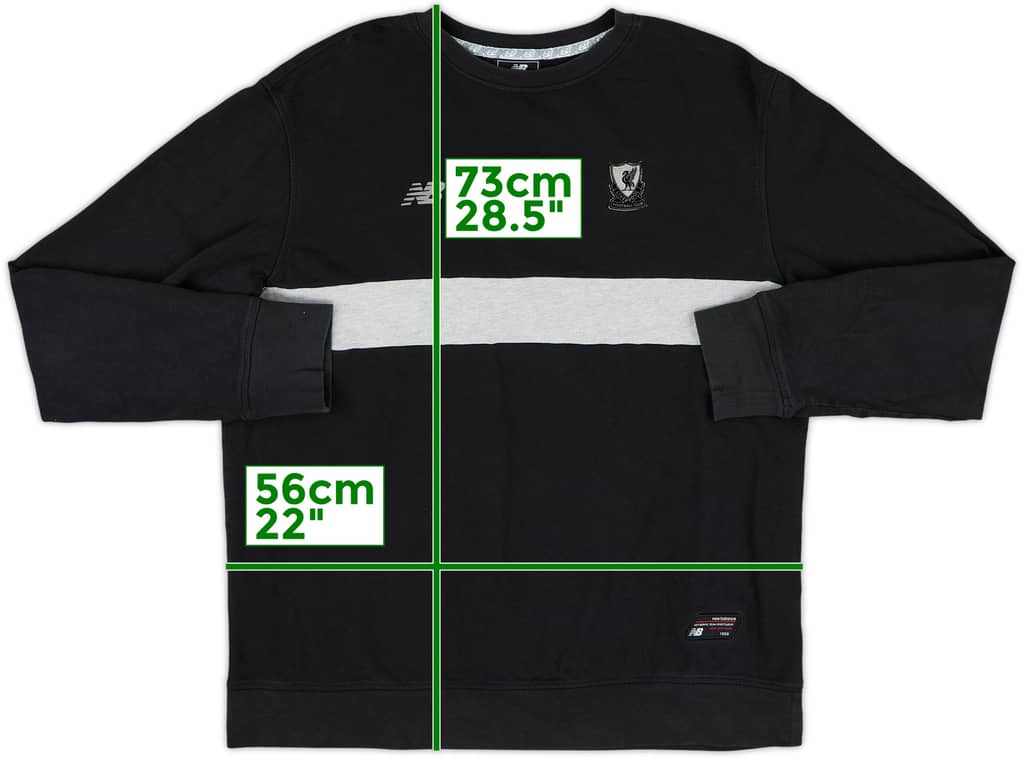 2015-16 Liverpool New Balance Sweat Top - 8/10 - (XL)