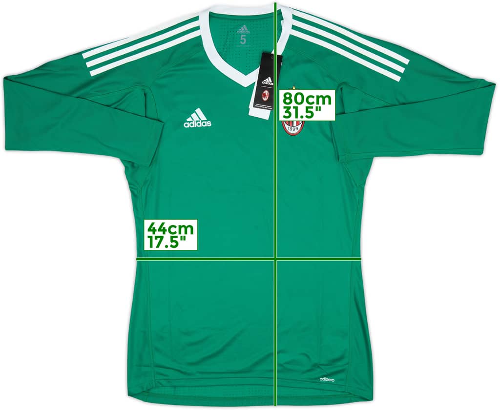 2018-19 AC Milan Player Issue GK Shirt (S/M)