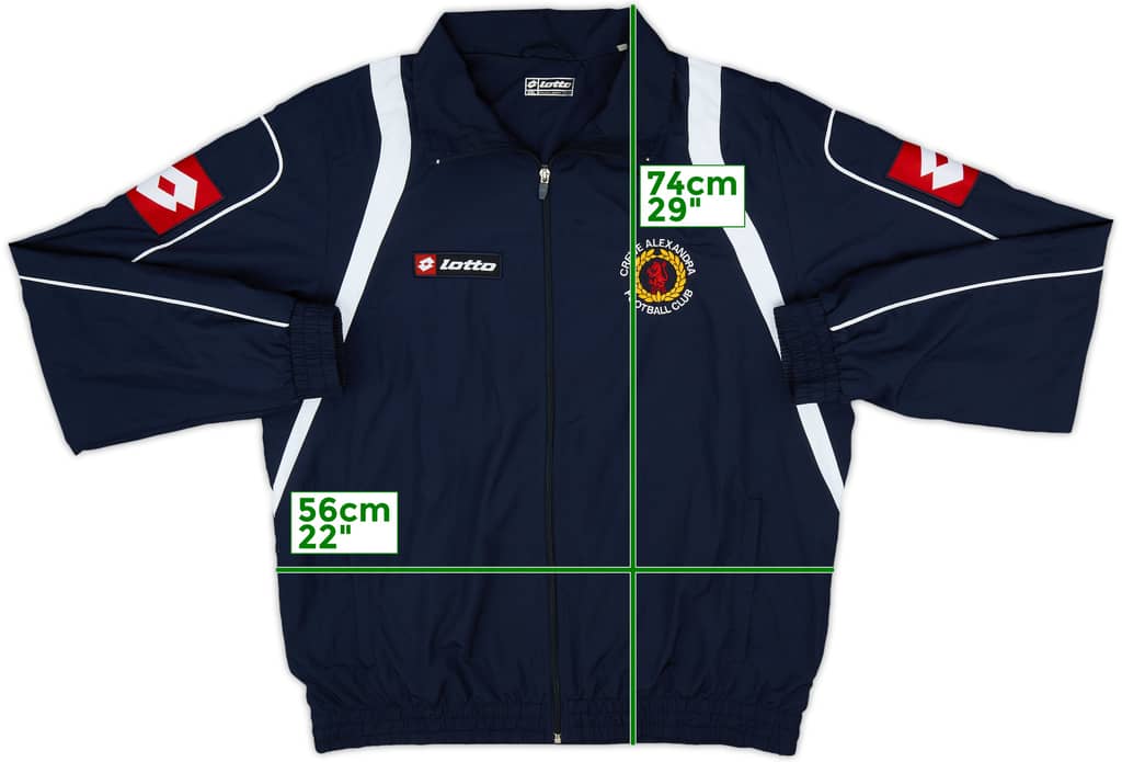 2008-09 Crewe Alexandra Lotto Track Jacket - 8/10 - (XXL)