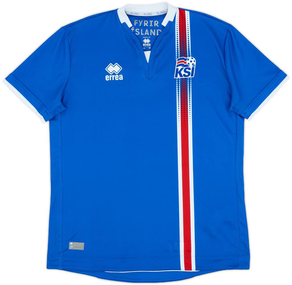 2016-18 Iceland Home Shirt - 7/10 - (M)